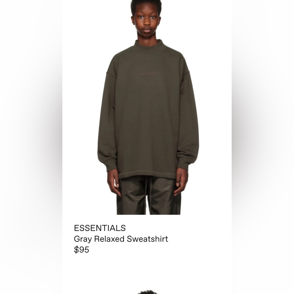 Essentials FOG mock neck pullover - Picture 2 of 5